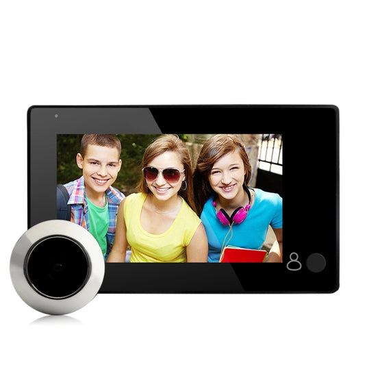 YB-43CH 4.3 inch Screen 1.0MP Security Camera Door Peephole with One-key to Watch Function, YB-43CH