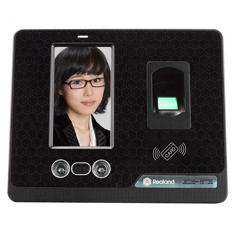 Realand G505 4.3 inch Color TFT Touch Screen Face Fingerprint WiFi Remote Time Attendance Machine, G505