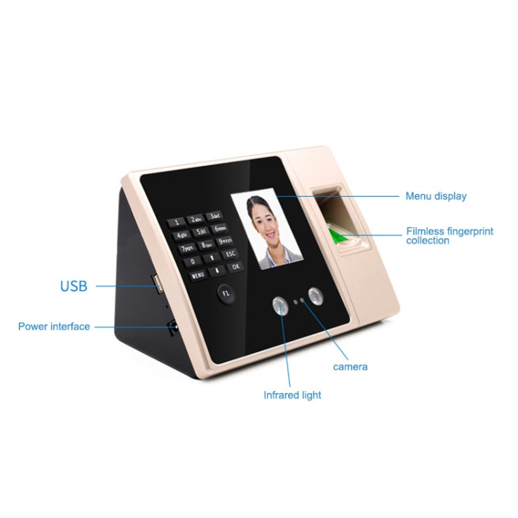 FA02 Face Recognition Fingerprint Time Attendance Machine