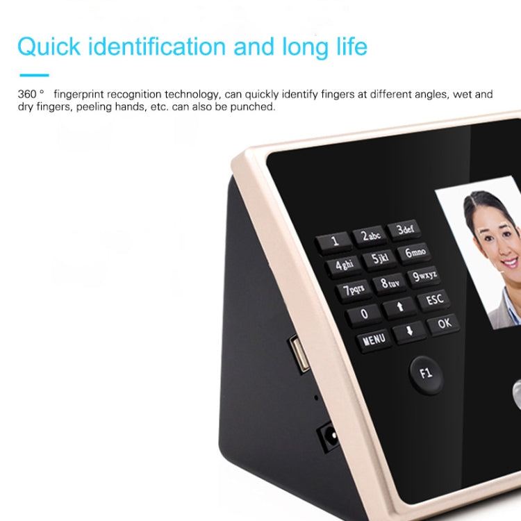 FA02 Face Recognition Fingerprint Time Attendance Machine