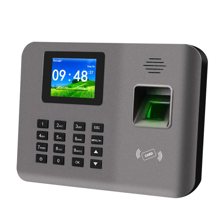 Realand AL321D Fingerprint Time Attendance with 2.4 inch Color Screen & ID Card Function & Battery, AL321D