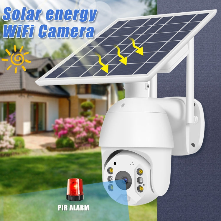 T16 1080P Full HD 4G (EU Version) Network Monitoring Solar Powered Camera, Support PIR + Radar Alarm, Night Vision, Two Way Audio, TF Card, 4G (EU Version)