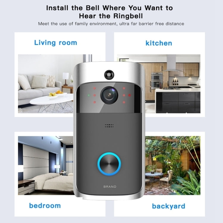 M3 720P Smart WIFI Ultra Low Power Video Visual Doorbell With Ding Dong Version, EU Plug, UK Plug, AU Plug