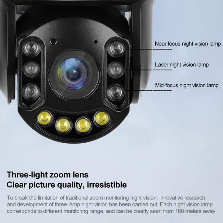 QX71 5MP Wireless WiFi Laser Spherical Camera Supports Two-way Voice&Mobile Monitoring, QX71