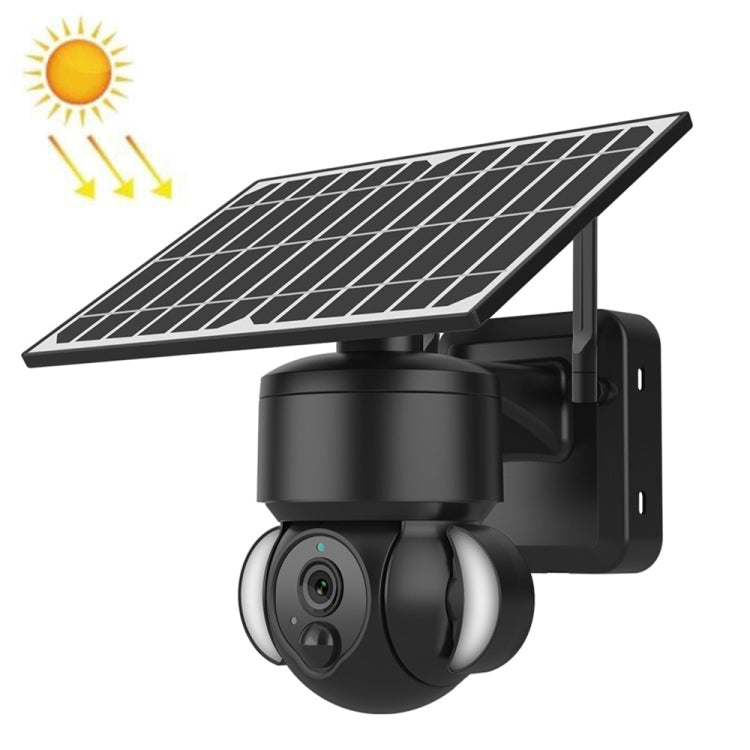 SHIWOJIA IP66 Waterproof 4G 3MP Solar Dome IP Camera, Two-way Audio & PIR Motion Detection & Night Vision, EU, AU, US