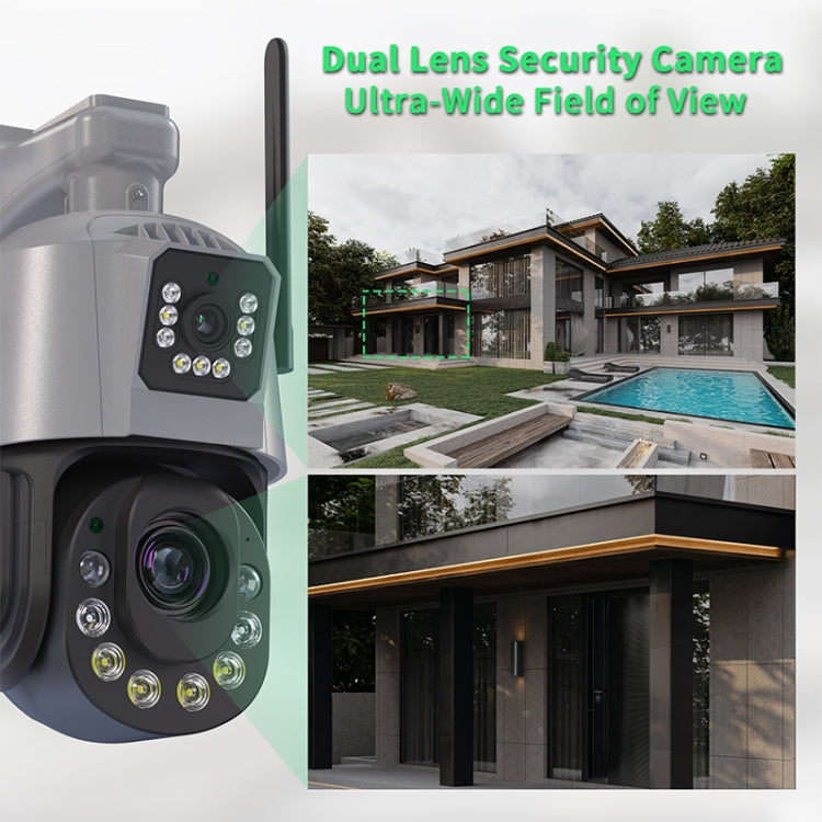 QX109 Dual Lens Smart HD Dome WiFi Camera, QX109