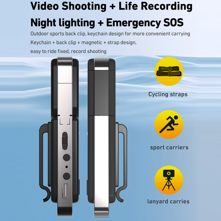 D6 2K Acoustic and Visual Distress Signal Cycling SOS Recorder with Light