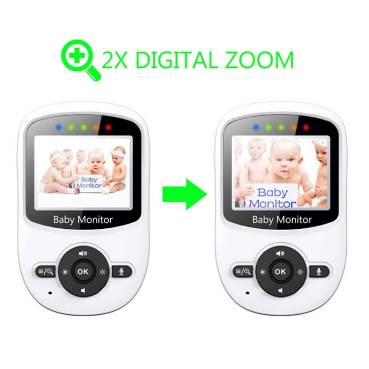 BM-SM24 2.4 inch LCD 2.4GHz Wireless Surveillance Camera Baby Monitor with 8-IR LED Night Vision, Two Way Voice Talk, BM-SM24