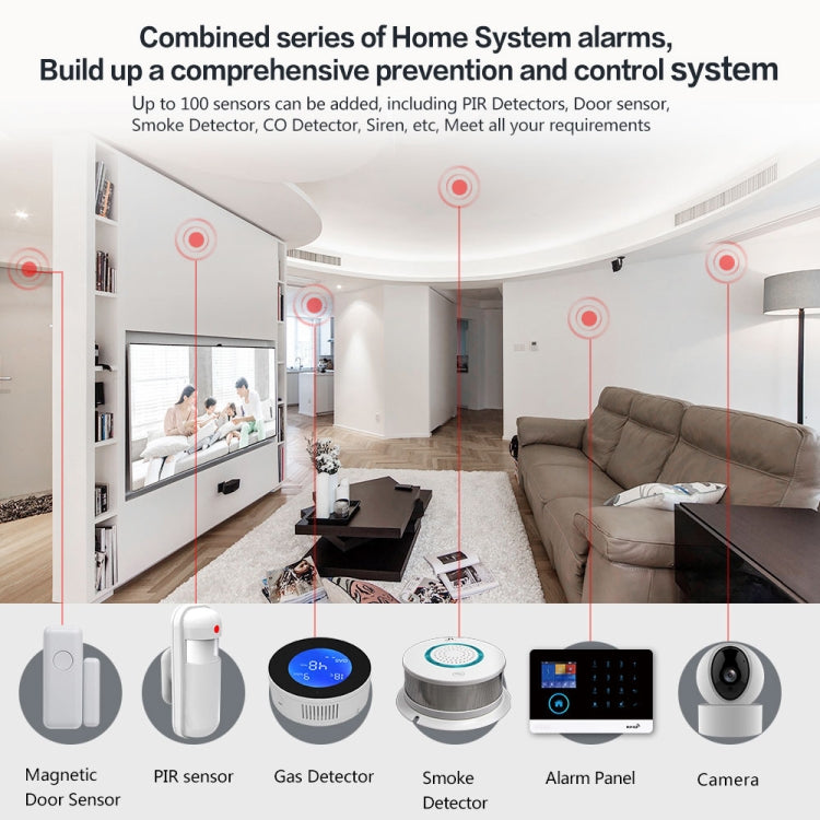 PG-103-GSM WiFi + GSM Touch Screen Intelligent Alarm System, PG-103-GSM