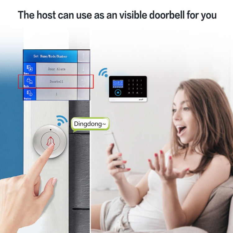 PG-103-GSM WiFi + GSM Touch Screen Intelligent Alarm System, PG-103-GSM