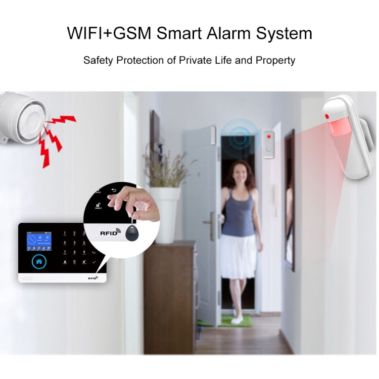 PG-103-GSM WiFi + GSM Touch Screen Intelligent Alarm System, PG-103-GSM