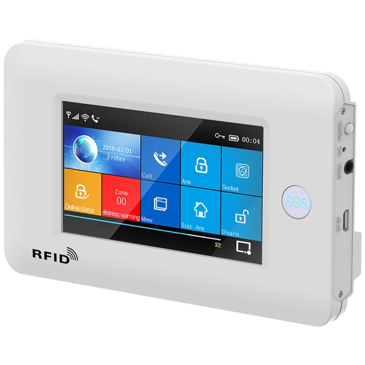 PG-106-GSM GSM/GPRS + WiFi Intelligent Alarm System with Touch Screen & RFID Function, PG-106-GSM