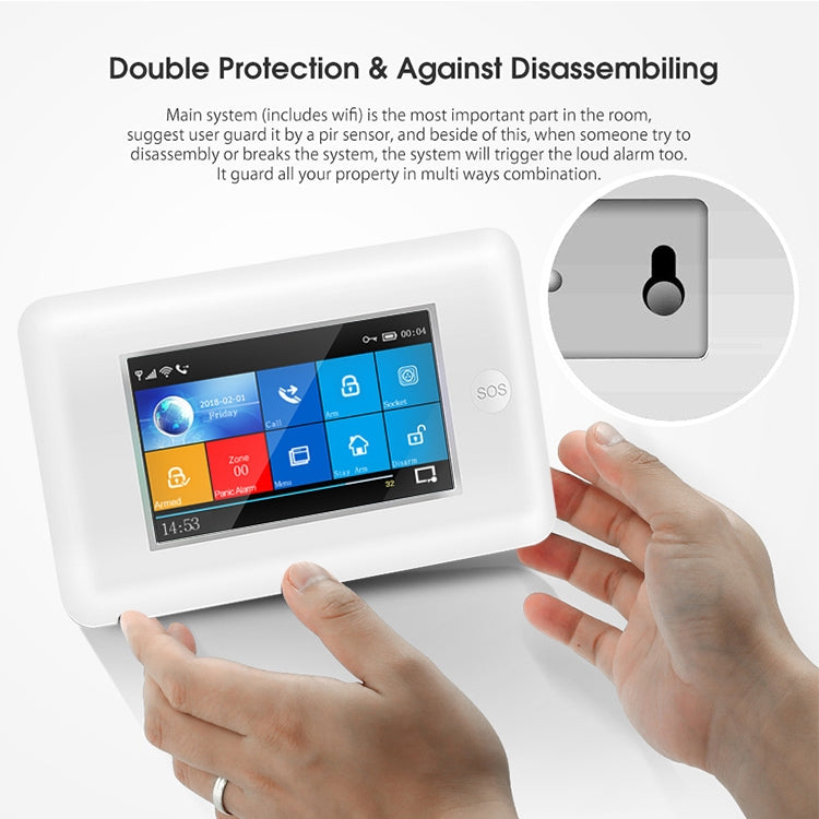 PG-106-GSM GSM/GPRS + WiFi Intelligent Alarm System with Touch Screen & RFID Function, PG-106-GSM