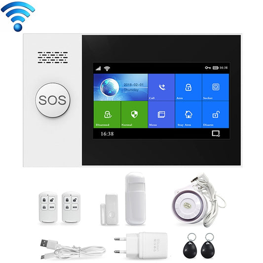 PG-107 GSM + WiFi Intelligent Alarm System with 4.3 inch TFT Display Screen, PG-107