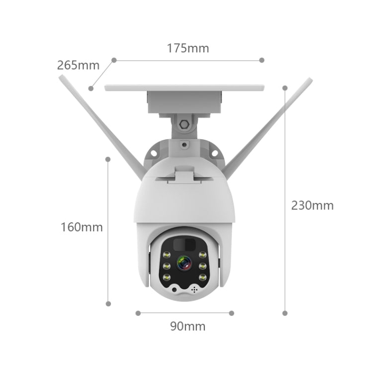 T21 1080P HD Solar Wireless IP Camera, Support Motion Detection & Infrared Night Vision & TF Card, T21