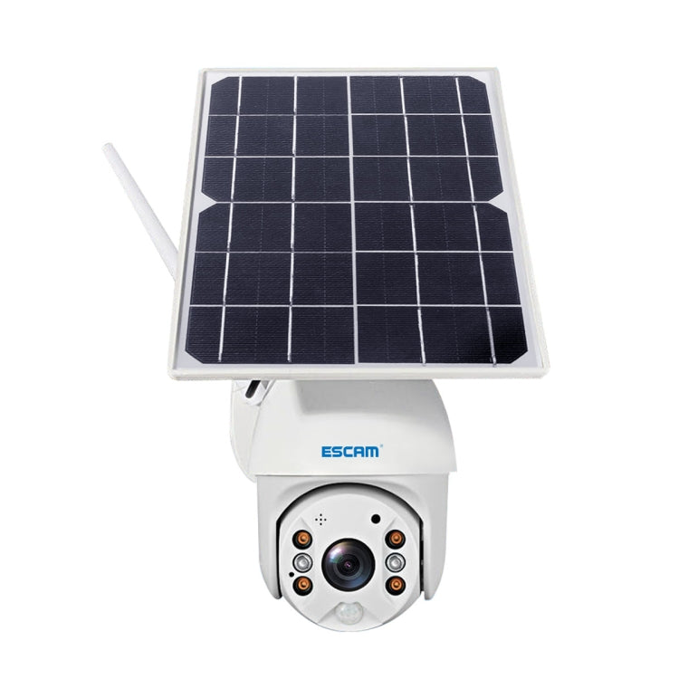 ESCAM QF280 HD 1080P IP66 Waterproof WiFi Solar Panel PT IP Camera without Battery, Support Night Vision / Motion Detection / TF Card / Two Way Audio, without Battery