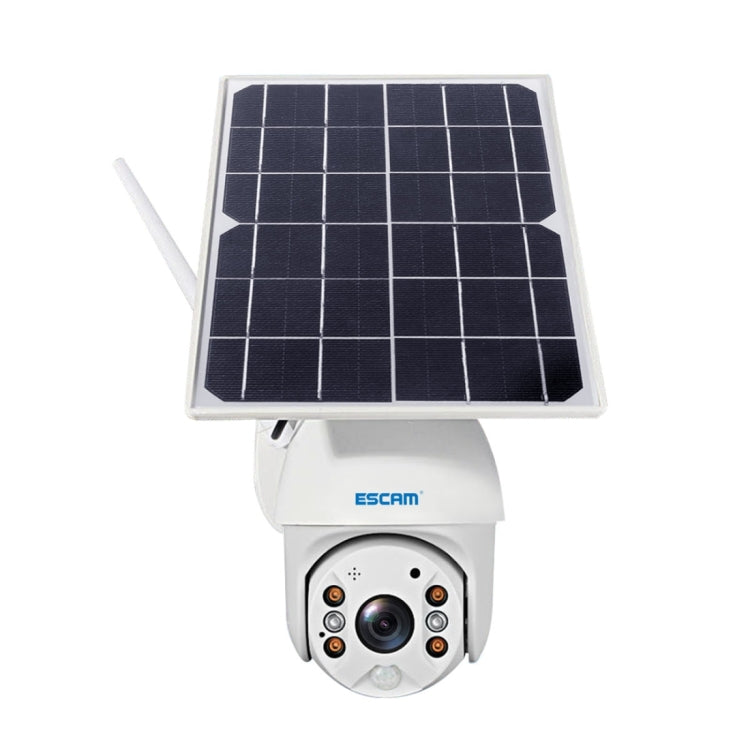 ESCAM QF280 HD 1080P IP66 Waterproof WiFi Solar Panel PT IP Camera with Battery, Support Night Vision / Motion Detection / TF Card / Two Way Audio, with Battery