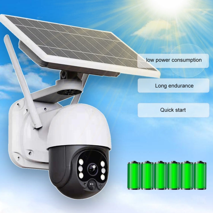 T23 2288 x 1288P Full HD Solar Powered WiFi Camera, Support PIR Alarm, Night Vision, Two Way Audio, TF Card, Not Include Battery, Not Include Battery