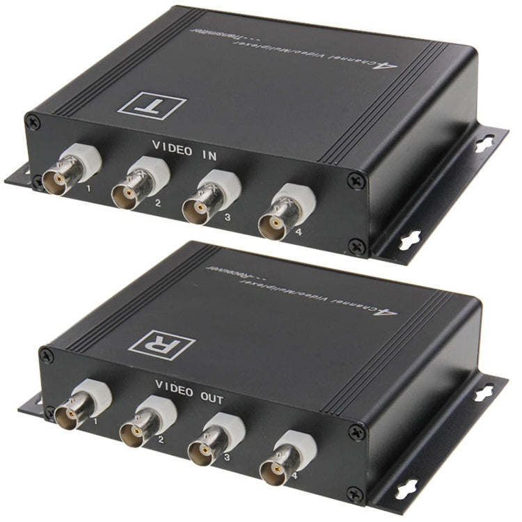 4 Channel Video Multiplexer Transmitter and Receiver