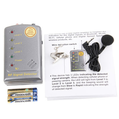 Superior Sensitivity RF Signal Detector / Digital Signals of Bluetooth / WLAN / Wi-Fi with Analog / Digital Select Switch (SH-055GRV), SH-055GRV