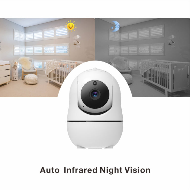 SM50 5 inch Baby Monitor 360-Degree Rotating Wireless Camera Night Vision Intercom Lullaby Monitor, SM50