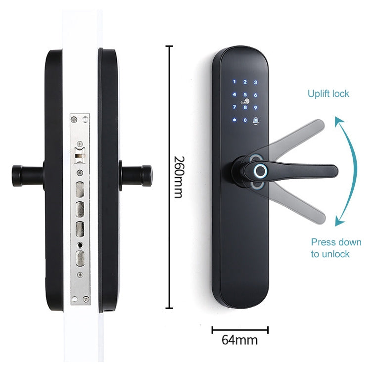 S011M Multi-functional Automatic Fingerprint Lock Hotel Apartment Intelligent Electronic Swipe Password Lock