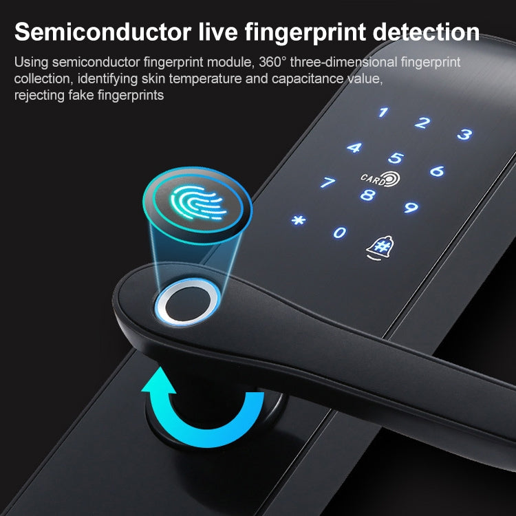 S011M Multi-functional Automatic Fingerprint Lock Hotel Apartment Intelligent Electronic Swipe Password Lock