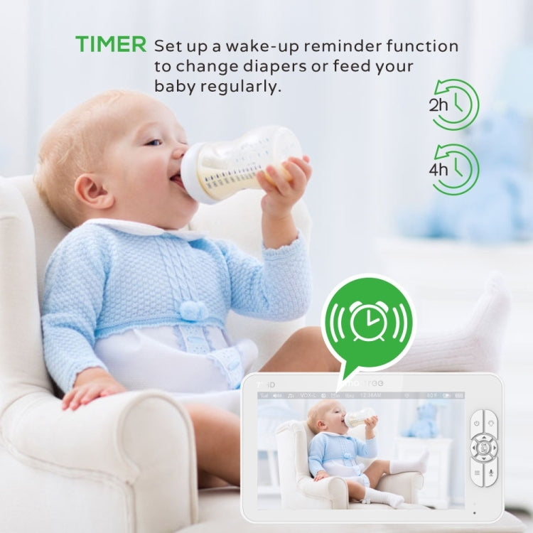 SM70 7-inch 720 x 1080P Wireless Baby Monitor Camera Temperature Monitor 2 Way Audio, SM70 US Plug, SM70 UK Plug, SM70 AU Plug