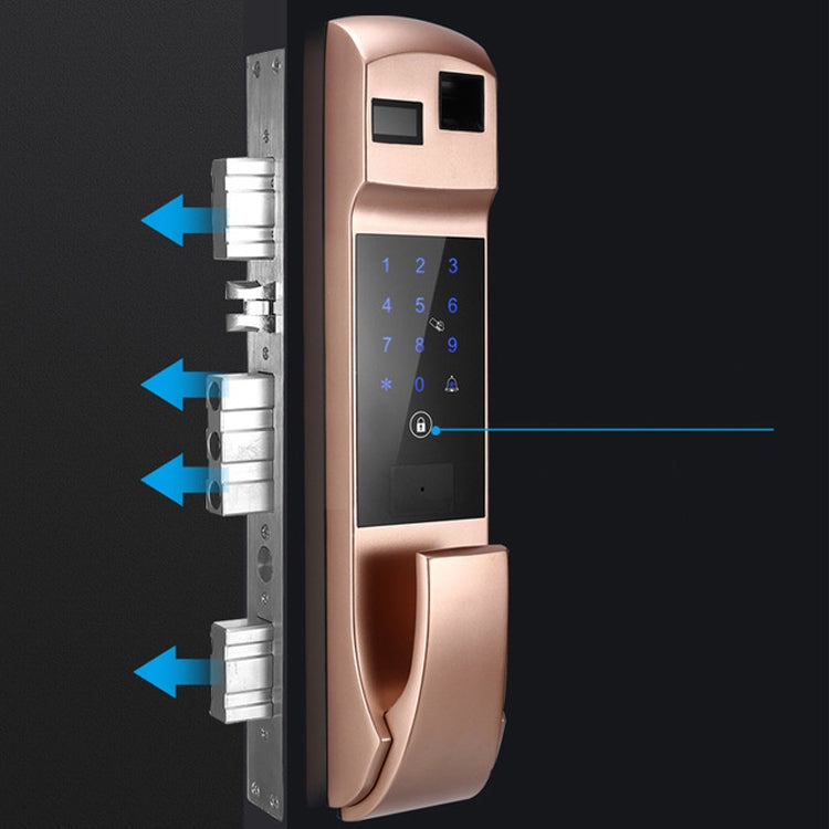 Fully Automatic Fingerprint Password Lock Intelligent Anti-theft Home Electronic Credit Card Automatic Unlock and Mute APP