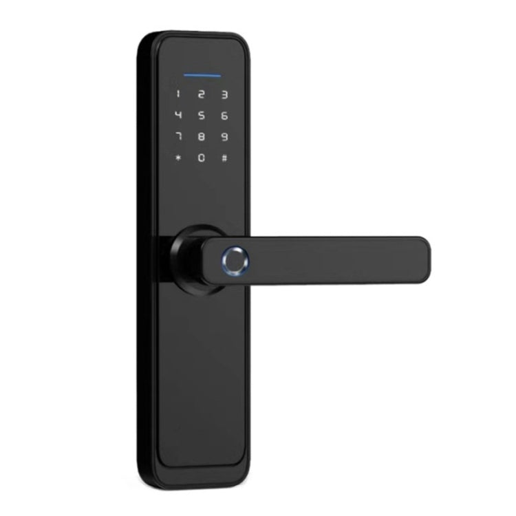 Smart Wifi Anti-Theft Fingerprint Password Lock Mobile Phone Remote Control Electronic Door Lock Magnetic Card Lock, SM-SL608 Semi-automatic Black, SM-SL708 Semi-automatic Black, SM-SL808 Automatic Black, SM-SL808 Automatic Bronze