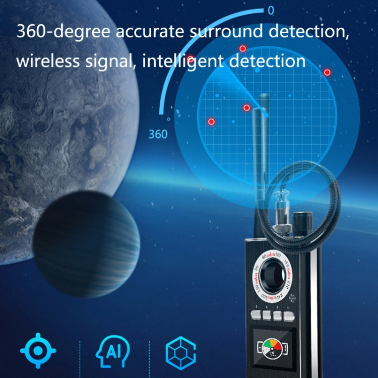 K88 Signal Detector Anti-Stealing Anti-Stealing GPS Scan Detector Defense Tracking Camera Detector, K88