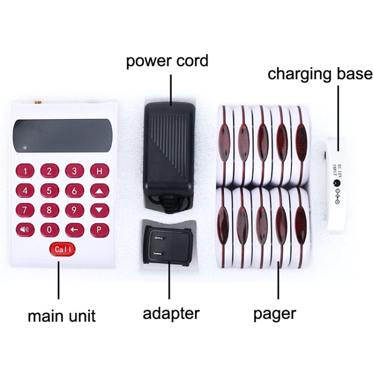 QC03 Wireless Meal Picker Restaurant Vibrating Bell Caller