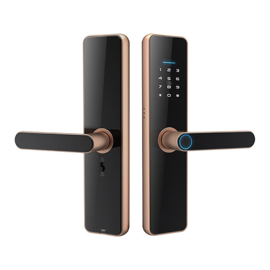 C91 Tuya Smart WiFi Password Fingerprint Electronic Door Lock, C91 Bronze, C91 Black, C91 Silver