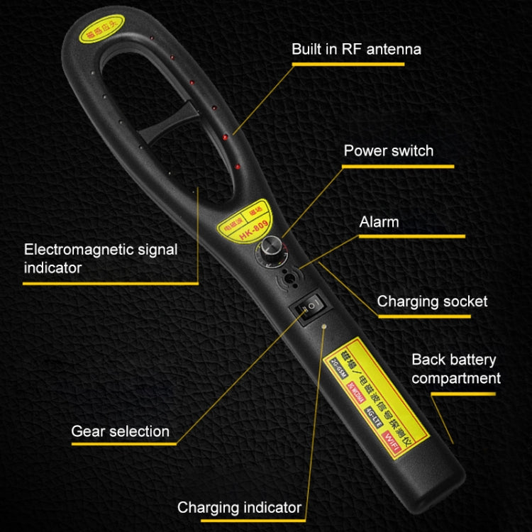 HK-809 High Sensitivity GPS Magnetic Field Electromagnetic Wave Wireless Signal Detector