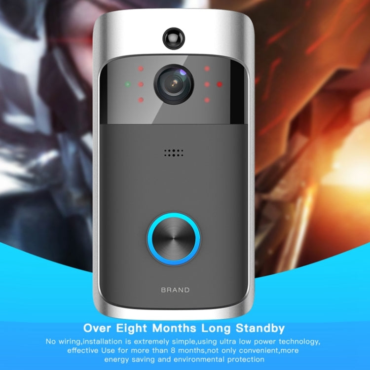 M3 720P Smart WIFI Ultra Low Power Video Visual Doorbell,Support Mobile Phone Remote Monitoring & Night Vision, Without Ding Dong Version