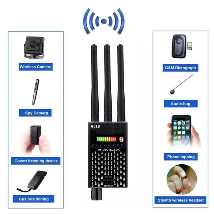 G618 GPS Wireless Signal Detector WiFi Camera Detector